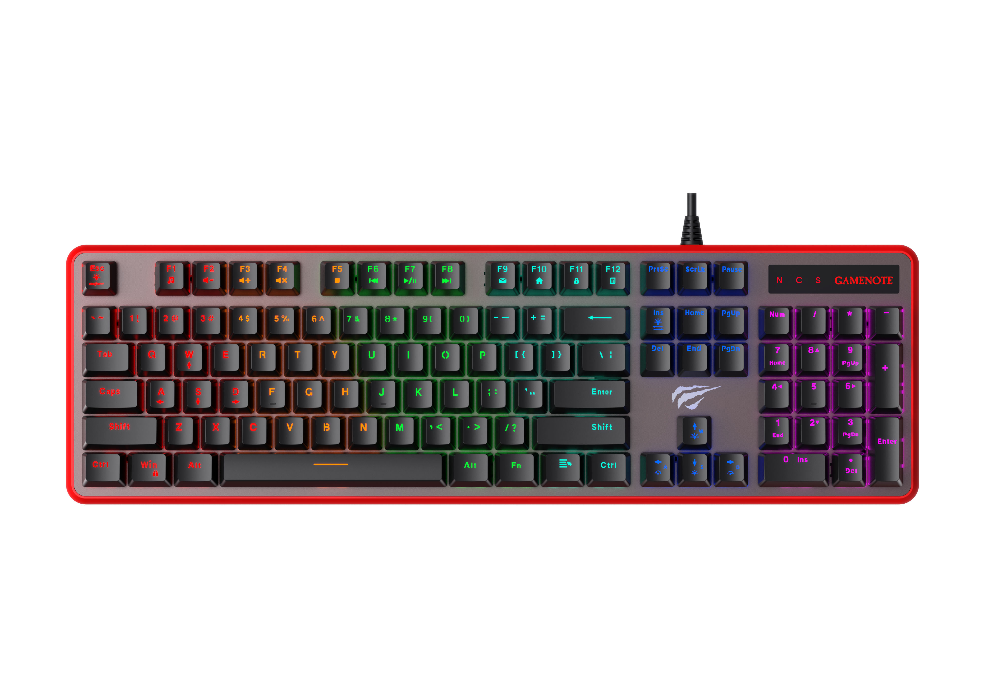 Gamenote KB870L Gaming RGB Mechanical Keyboard