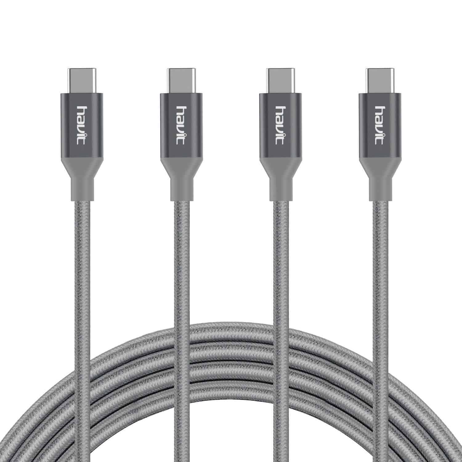 RAMPOW 3.3ft Type C Cable Braided USB-C to USB-A Cable, Fast Charging Cable