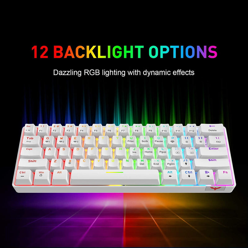 Royal Kludge Rk61 Dual Mode 60% Wireless Gaming RGB Backlit Keyboard  Mechanical Keybaord Teclado Clavier for Gamer - China Gaming and Royal  Kludge price